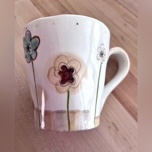Natural Life Vintage Floral Inspirational Ceramic Mug